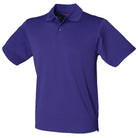 HB475: Coolplus Mens Polo Shirt Mens Polos Henbury Bright Purple XS