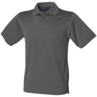 HB475: Coolplus Mens Polo Shirt Mens Polos Henbury Charcoal XS