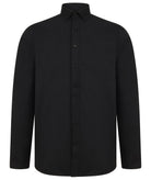 HB512: Modern Mens Long Sleeve Oxford Shirt Mens Long Sleeve Shirts Henbury