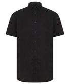 HB517: Modern Mens Oxford Shirt Mens Short Sleeve Shirts Henbury