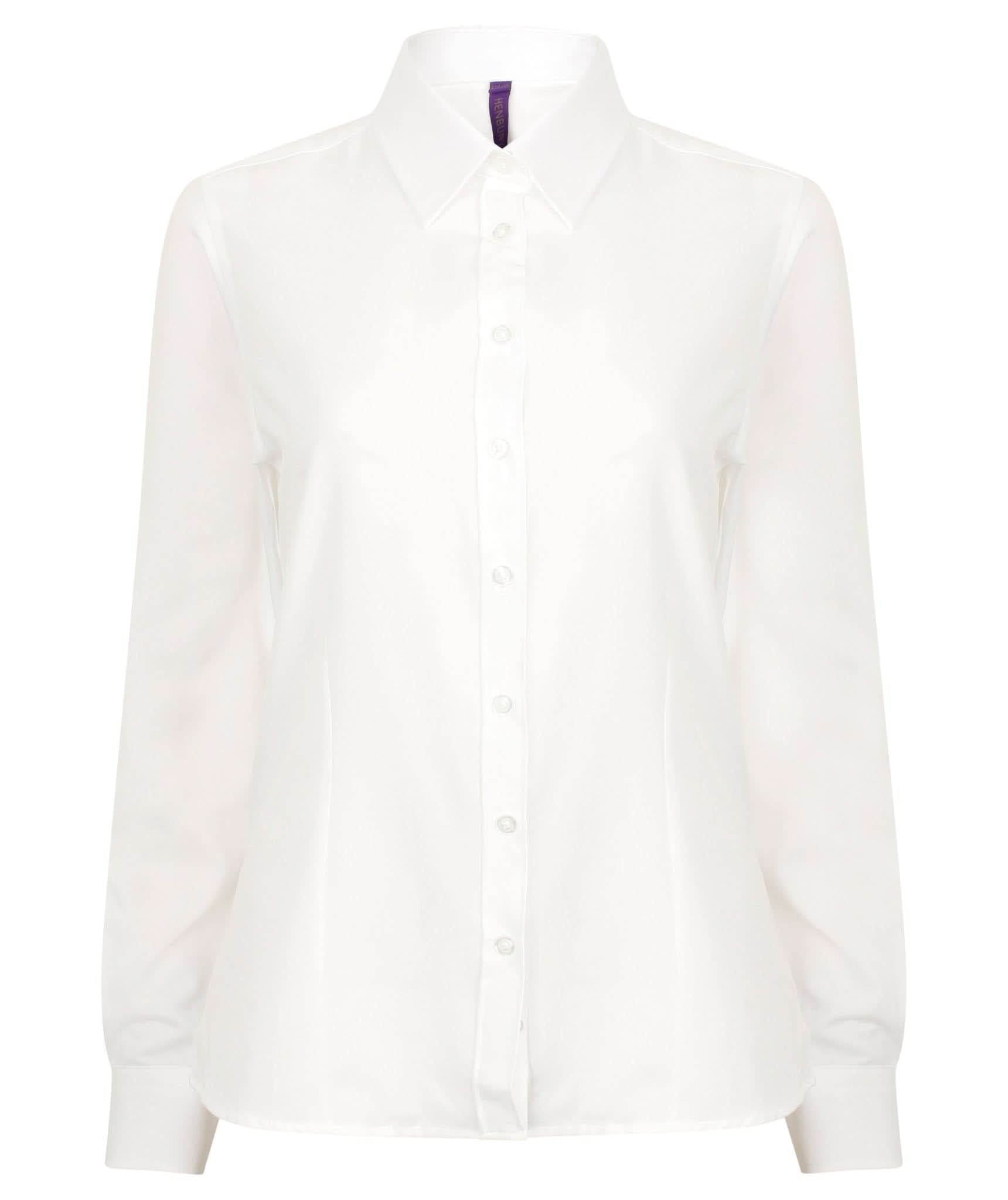 HB591: Ladies Long Sleeve Wicking Shirt Womens Long Sleeve Shirts Henbury
