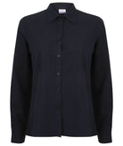 HB591: Ladies Long Sleeve Wicking Shirt Womens Long Sleeve Shirts Henbury Navy XS