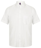 HB595: Mens Short Sleeve Wicking Shirt Mens Short Sleeve Shirts Henbury