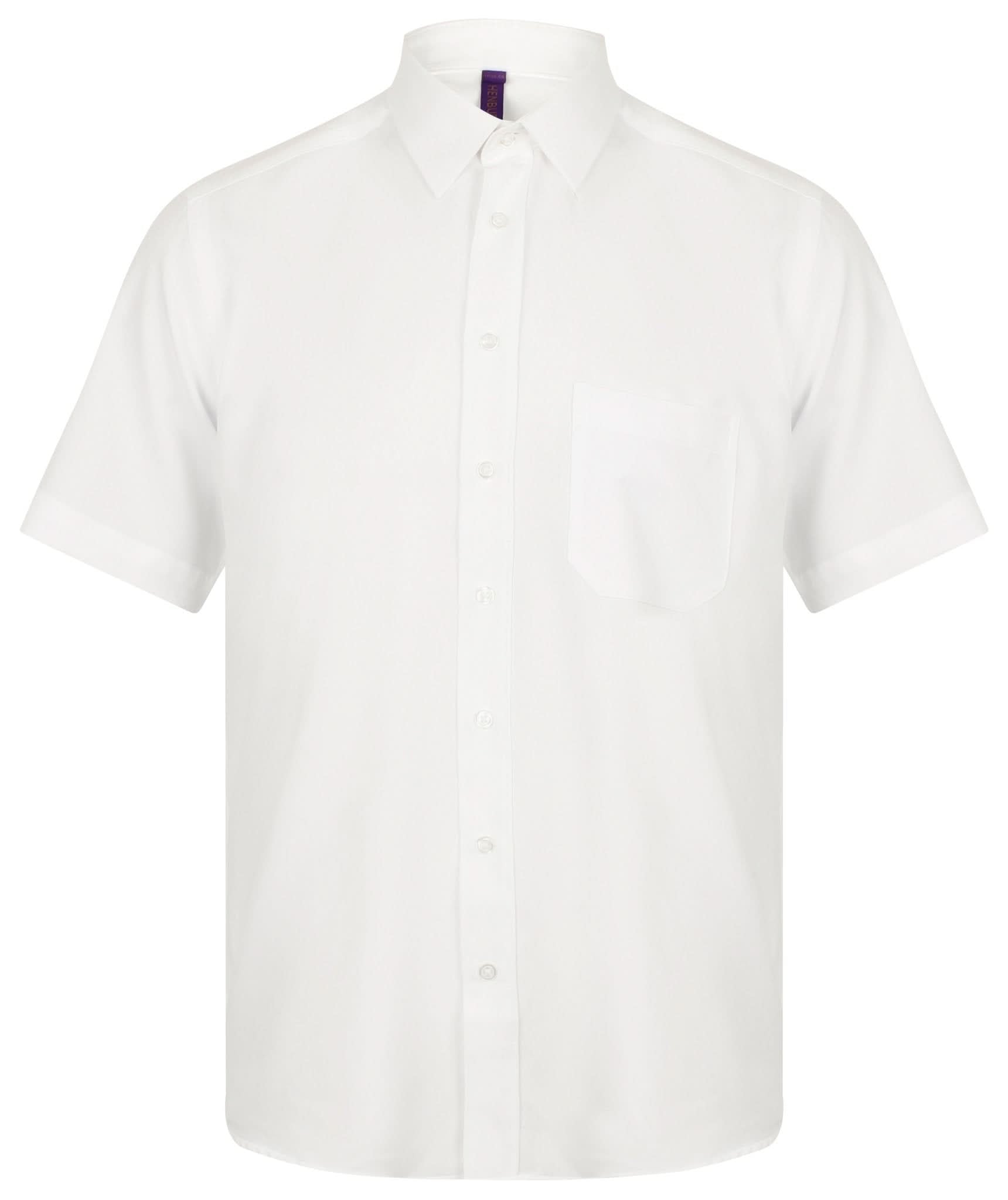 HB595: Mens Short Sleeve Wicking Shirt Mens Short Sleeve Shirts Henbury