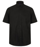 HB595: Mens Short Sleeve Wicking Shirt Mens Short Sleeve Shirts Henbury