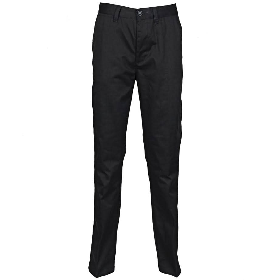HB641: Ladies Chino Trouser Womens Chinos Henbury Black XS Regular