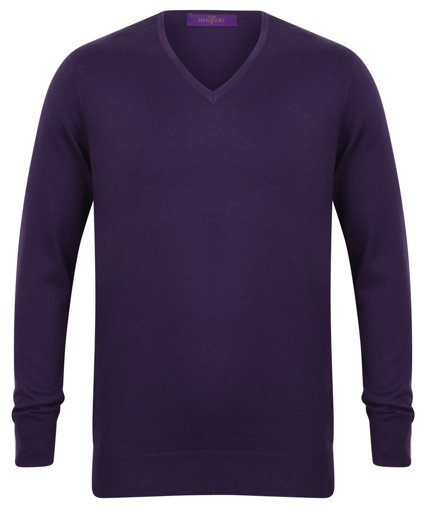 HB720 - 12 Gauge V-Neck Jumper - The Staff Uniform Company