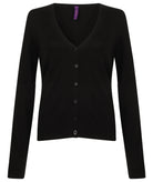 HB726: Ladies V-Neck Cardigan Womens Knitwear Henbury