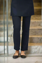 Ila Ladies Slim Leg Beauty Trouser Salon & Spa Trousers La Beeby Navy 4