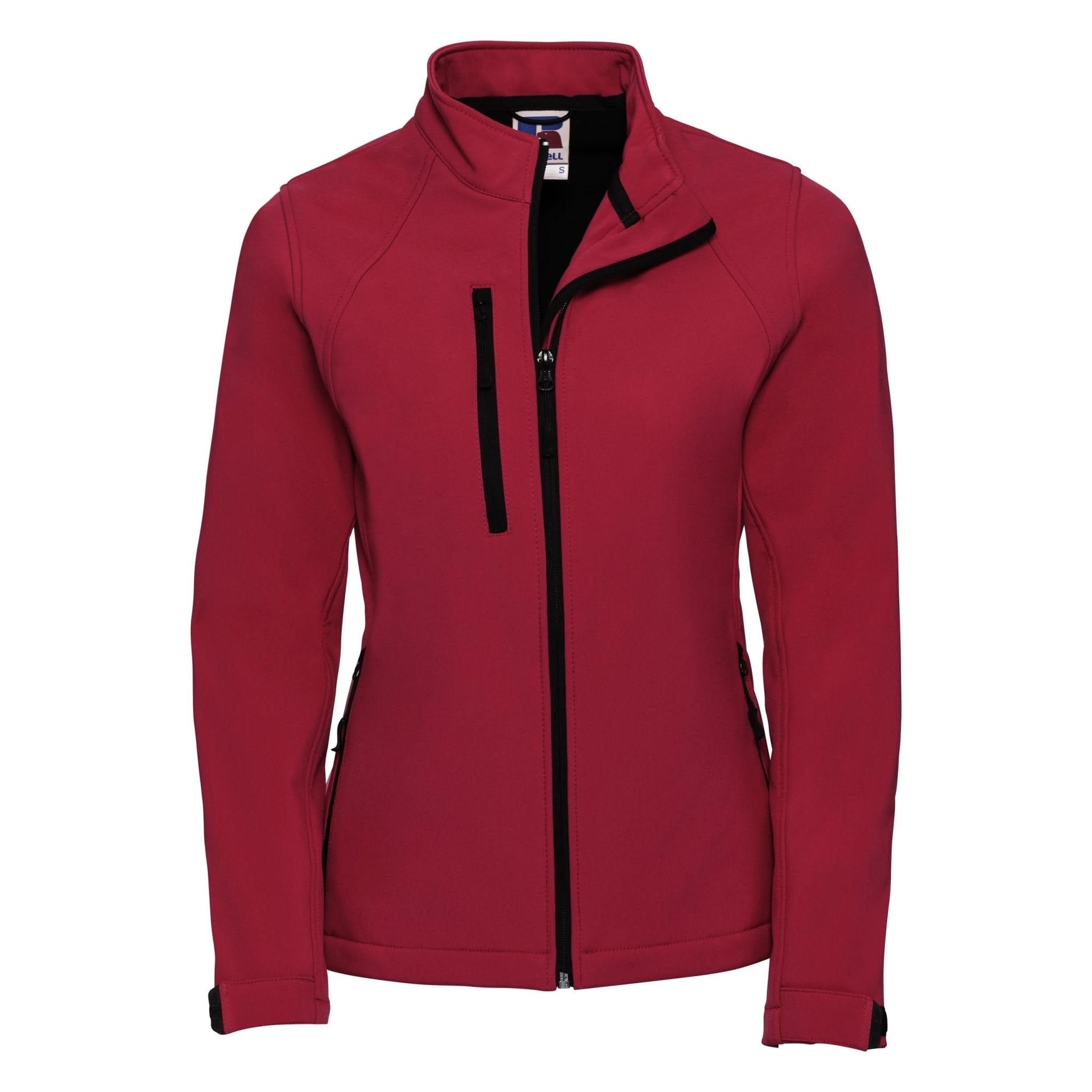 J140F: Premium Ladies Softshell Jacket Womens Softshell Jackets Russell