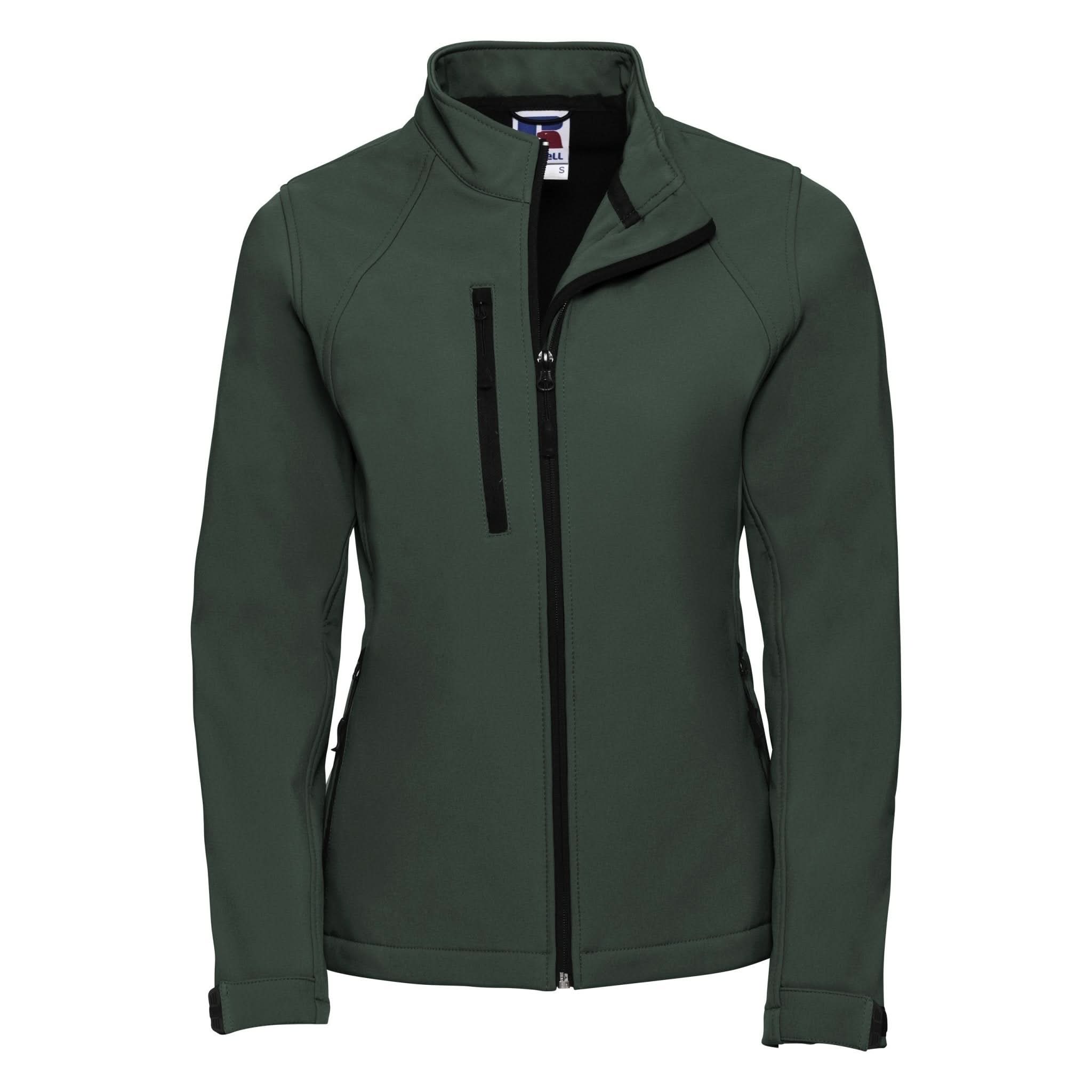 J140F: Premium Ladies Softshell Jacket Womens Softshell Jackets Russell