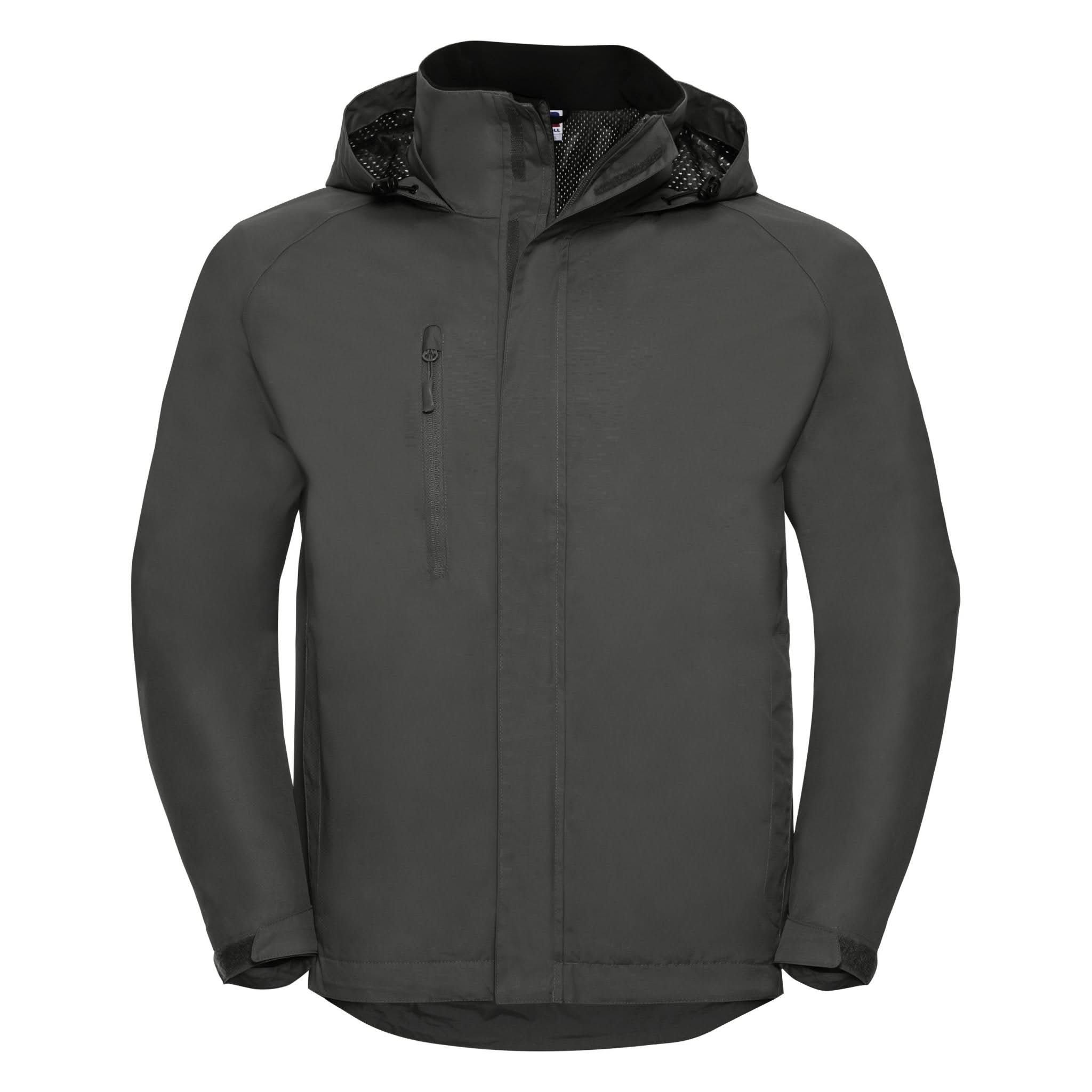 J510M: Hydraplus Mens Outdoor Jacket Mens Coats Russell Titanium XS