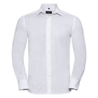 J922M: Mens Tailored Oxford Shirt Mens Long Sleeve Shirts Russell Collection