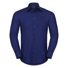 J922M: Mens Tailored Oxford Shirt Mens Long Sleeve Shirts Russell Collection