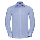 J922M: Mens Tailored Oxford Shirt Mens Long Sleeve Shirts Russell Collection