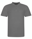 JP100: Mens 100 Cotton Polo Mens Polos AWDis Just Polos Charcoal S