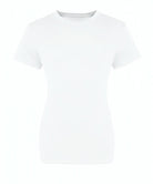 JT10F: Womens 100 Cotton T-Shirt Womens T-Shirts AWDis Just T's White XS