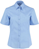 K742F: Ladies Short Sleeve Shirt Womens Short Sleeve Shirts Kustom Kit Light Blue 6