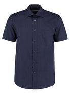KK102: Mens Short Sleeve Shirt Mens Short Sleeve Shirts Kustom Kit Dark Navy 14.5"