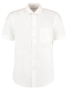 KK102: Mens Short Sleeve Shirt Mens Short Sleeve Shirts Kustom Kit White 14.5"