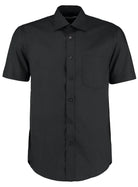 KK102: Mens Short Sleeve Shirt Mens Short Sleeve Shirts Kustom Kit Black 14.5"