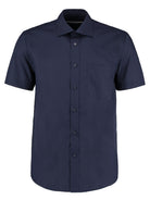 KK102: Mens Short Sleeve Shirt Mens Short Sleeve Shirts Kustom Kit Dark Navy 14.5"