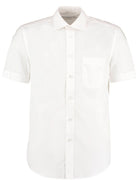KK102: Mens Short Sleeve Shirt Mens Short Sleeve Shirts Kustom Kit White 14.5"