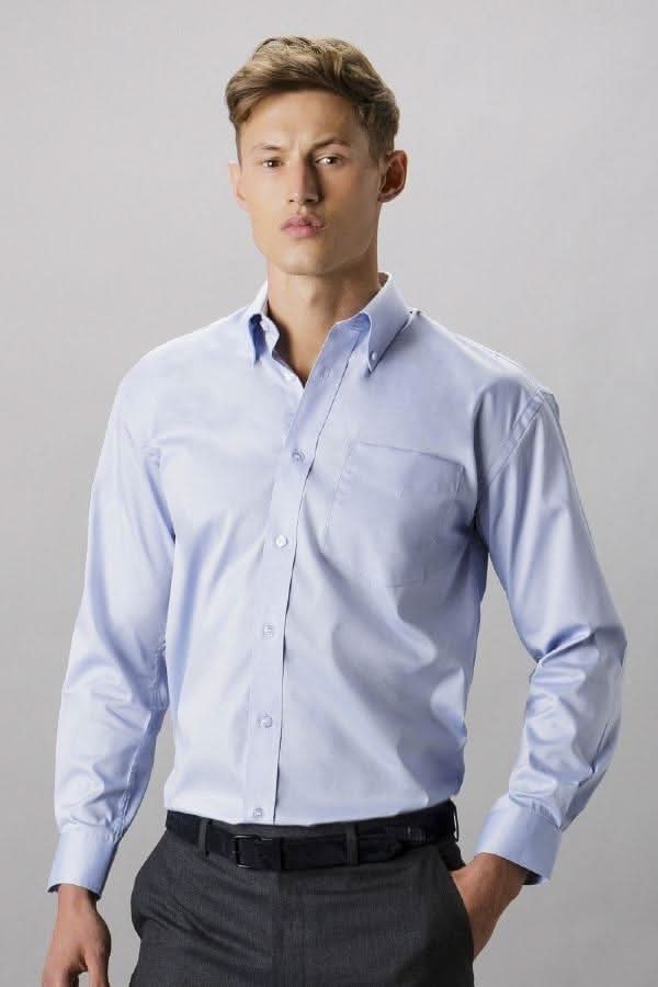 KK105: Mens Long Sleeve Oxford Shirt Mens Long Sleeve Shirts Kustom Kit