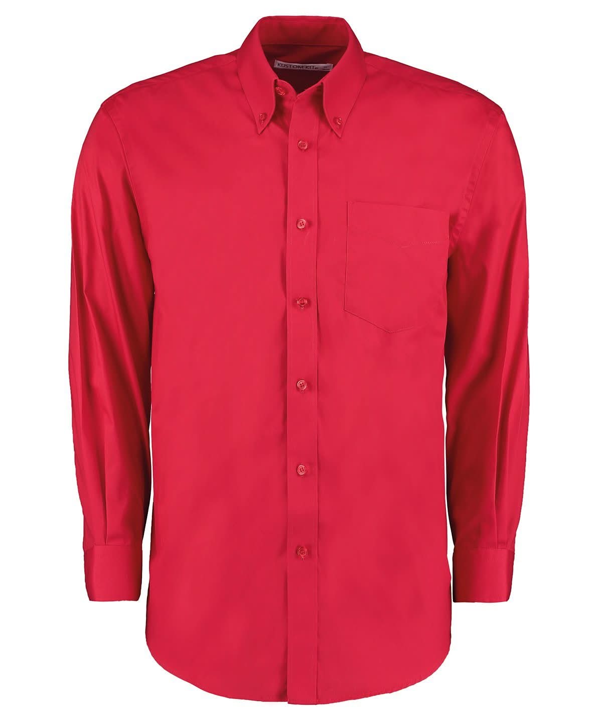 KK105: Mens Long Sleeve Oxford Shirt Mens Long Sleeve Shirts Kustom Kit