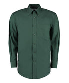 KK105: Mens Long Sleeve Oxford Shirt Mens Long Sleeve Shirts Kustom Kit Bottle Green 14