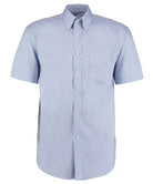 KK109: Men Short Sleeve Oxford Shirt Mens Short Sleeve Shirts Kustom Kit Light Blue 14.5