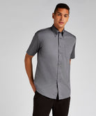 KK109: Men Short Sleeve Oxford Shirt Mens Short Sleeve Shirts Kustom Kit