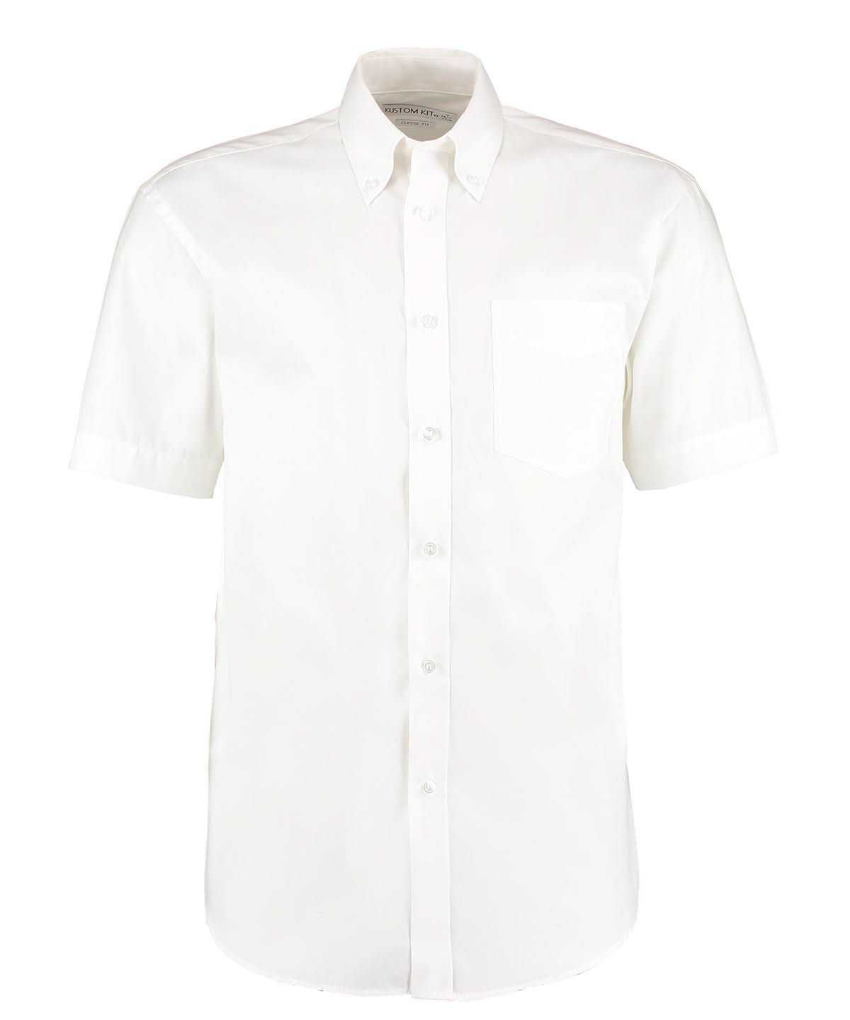 KK109: Men Short Sleeve Oxford Shirt Mens Short Sleeve Shirts Kustom Kit