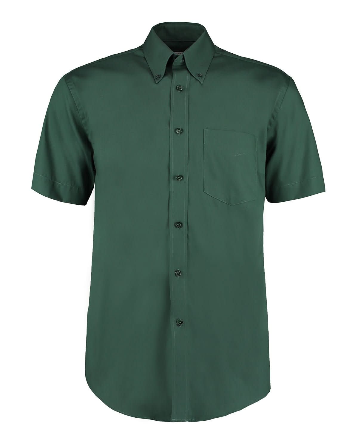KK109: Men Short Sleeve Oxford Shirt Mens Short Sleeve Shirts Kustom Kit Bottle 14.5