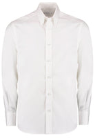 KK188: Mens Long Sleeve Oxford Shirt Mens Long Sleeve Shirts Kustom Kit White 14.5"
