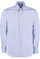 KK188: Mens Long Sleeve Oxford Shirt Mens Long Sleeve Shirts Kustom Kit Light Blue 14.5"