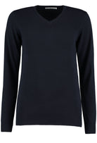 KK353: Arundel Ladies Sweater Womens Knitwear Kustom Kit Navy 6