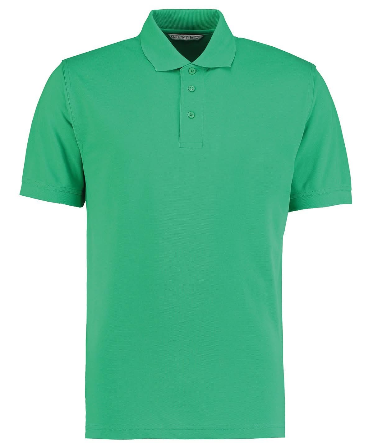 KK403: Klassic Superwash Mens Polo Shirt Mens Polos Kustom Kit Kelly XS