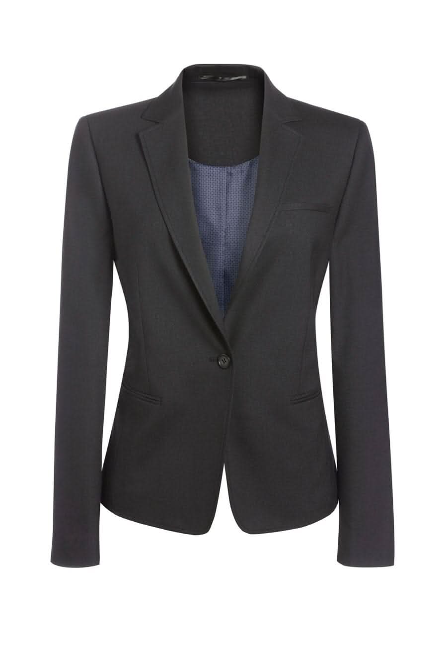 Lille Women's Suit Jacket Ladies Suit Jacket Brook Taverner Charcoal 4 Regular