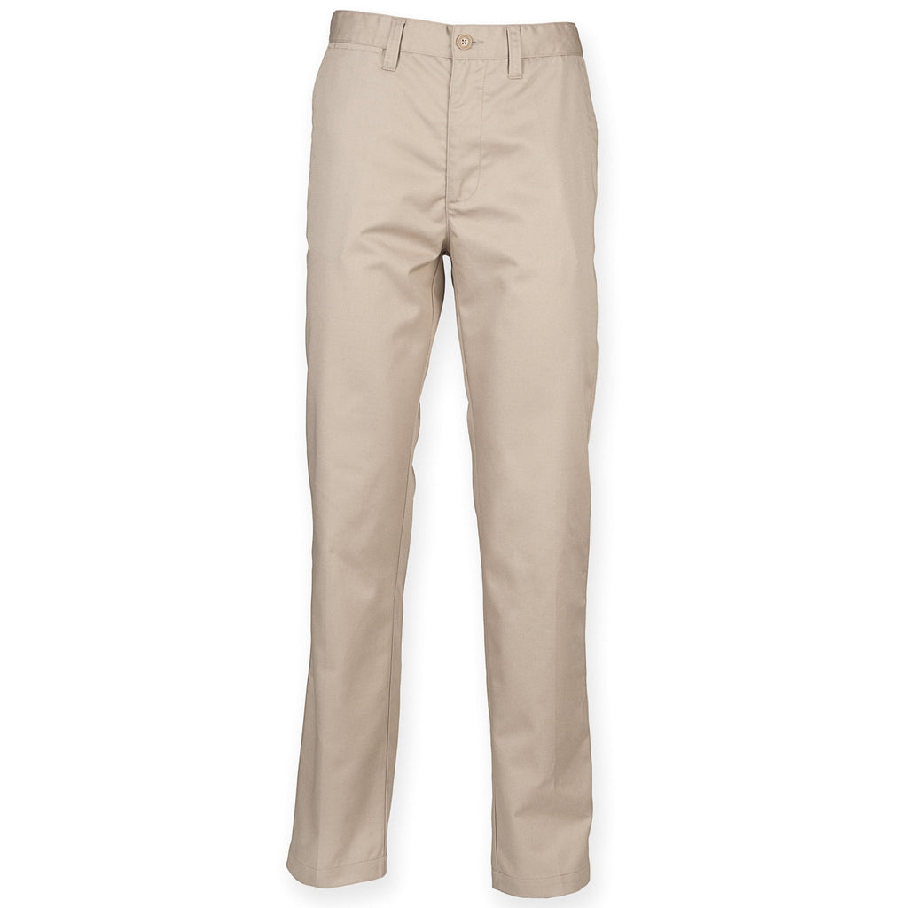 Mens 65/35 Flat Fronted Chino - The Staff Uniform Company