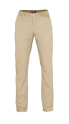 AQ050: Mens Classic Fit Chino Trousers Mens Chinos Asquith & Fox Natural XS Regular