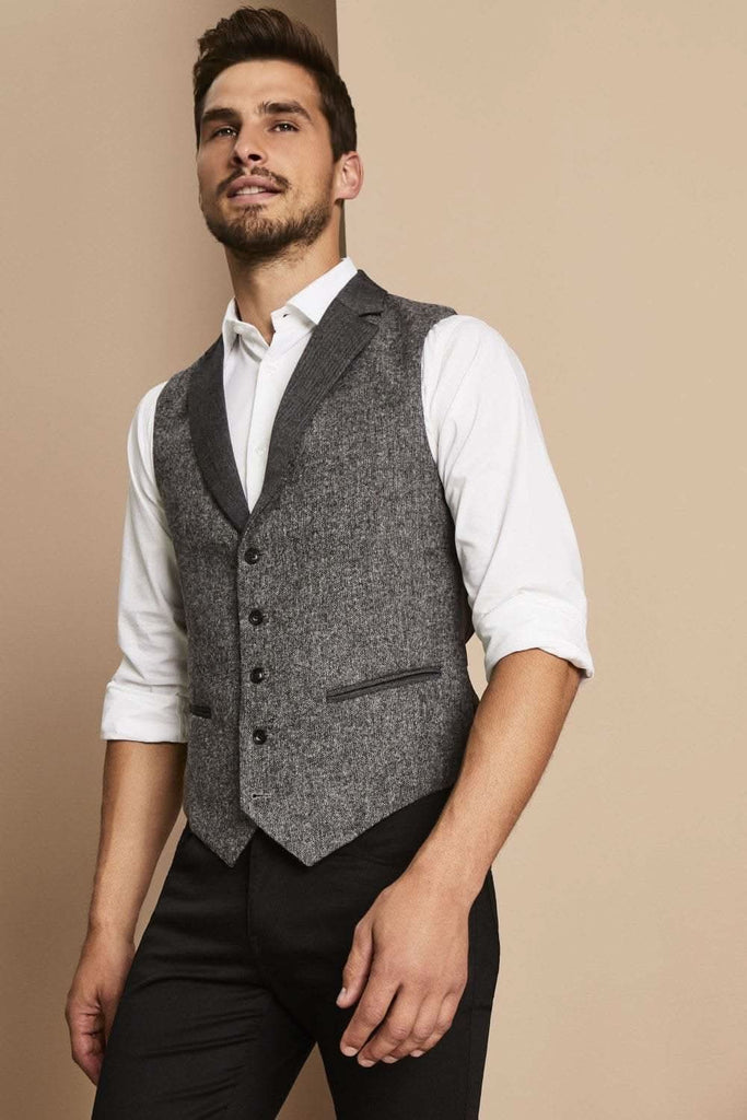 Mens Tweed Waistcoat - The Staff Uniform Company