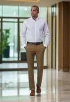 Miami Slim Fit Bright Mens Chino Mens Chinos Brook Taverner Tan 28" Short