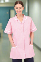 NCLT- Round Collar Tunic (Striped) Pink Stripe Behrens 6