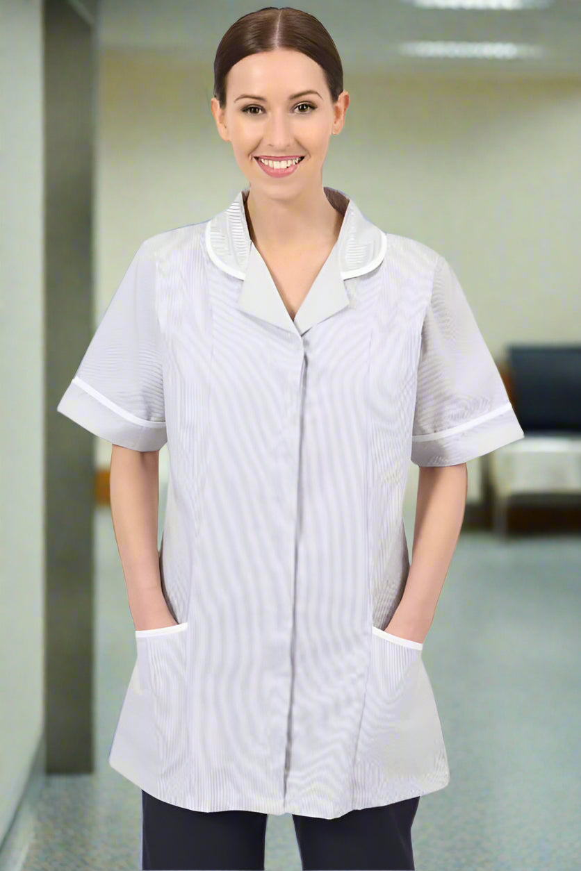 NCLT- Round Collar Tunic (Striped) Behrens
