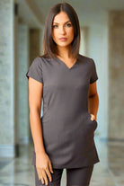 Nina V-Neck Beauty Tunic Beauty Tunics La Beeby Grey 6