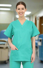 NST: Behrens Unisex Reversible Scrub Top Scrubs Behrens Jade XS