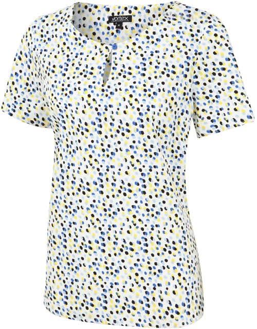 Paige Ladies Keyhole Blouse Blouses Vortex Designs