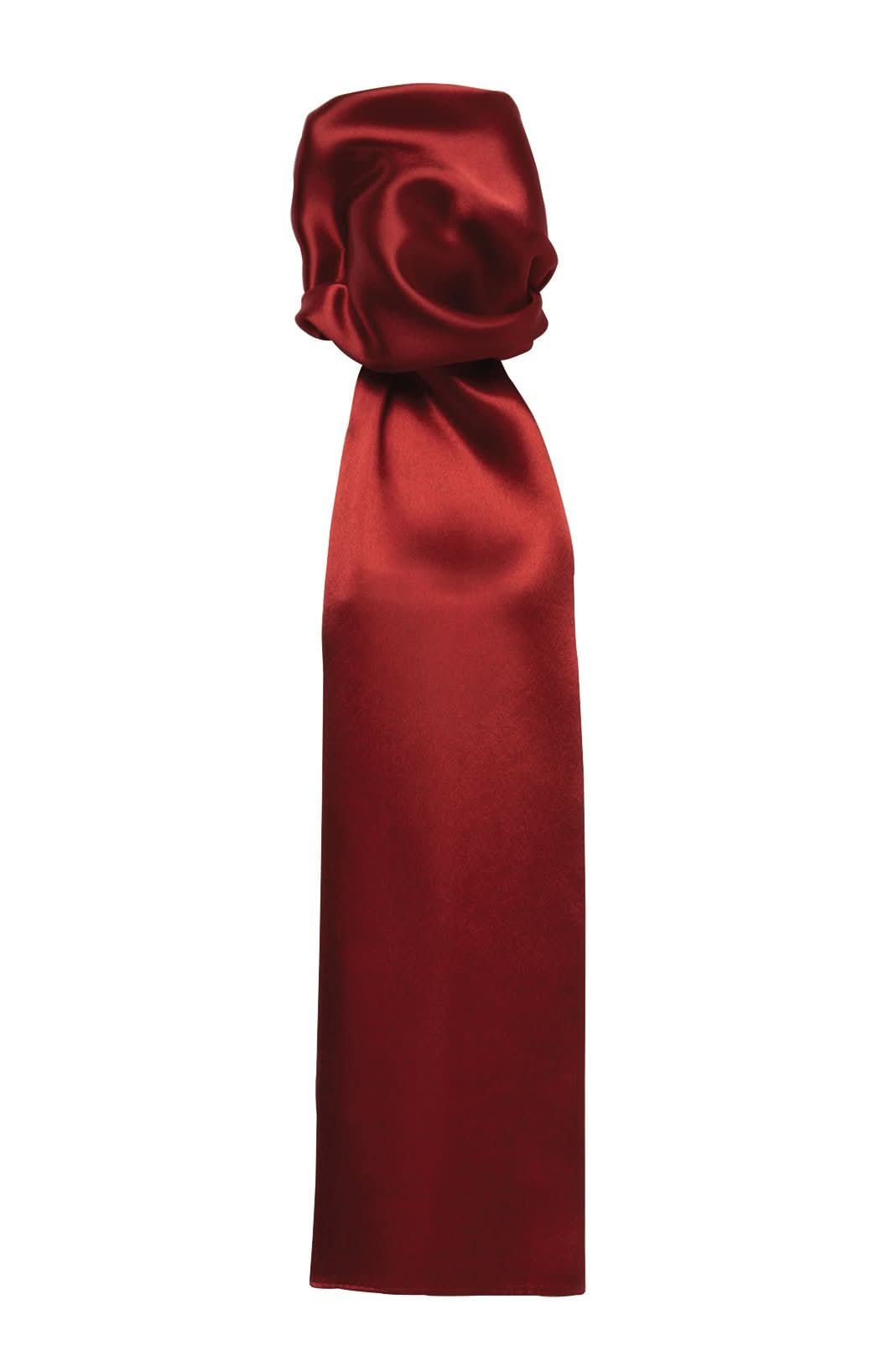 PR730: Ladies Plain Business Scarf Scarves Premier Burgundy Regular