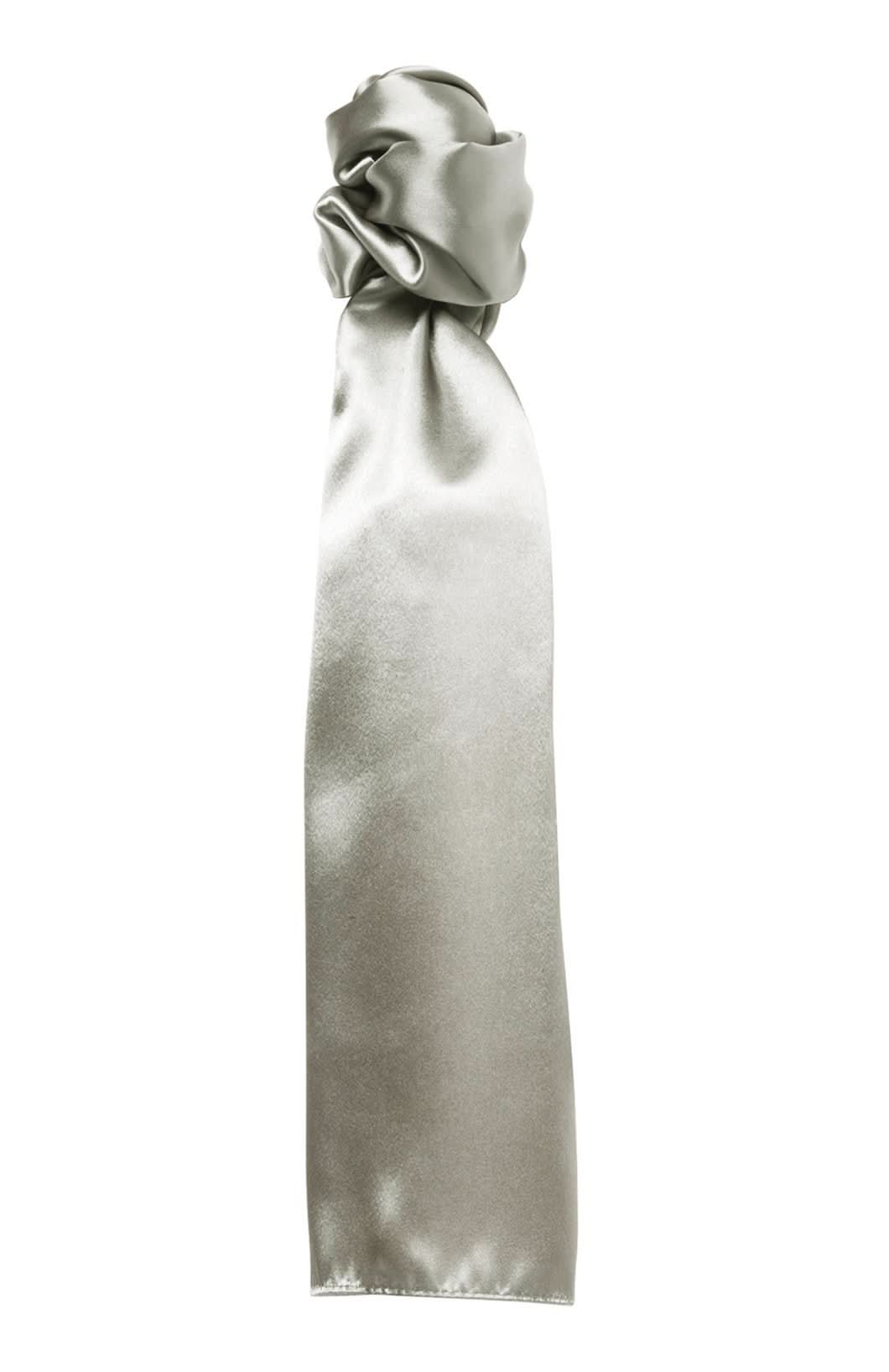 PR730: Ladies Plain Business Scarf Scarves Premier Silver Regular